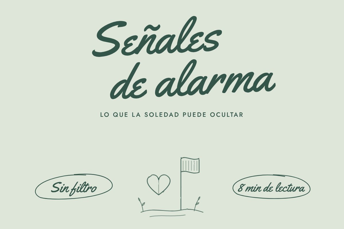 Ilustración de línea fina. Un corazón junto a una bandera de advertencia.