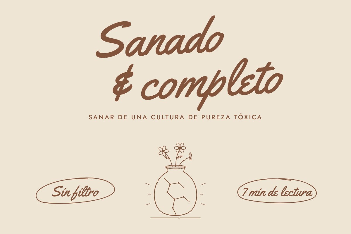 Ilustración de línea fina. Una vasija reparada con uniones doradas de la que brotan flores.