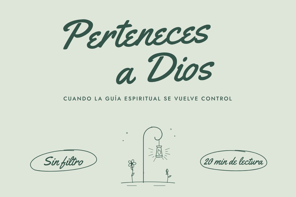 Ilustración de línea fina. Un cayado de pastor con una lámpara colgada, junto a una pequeña rama.