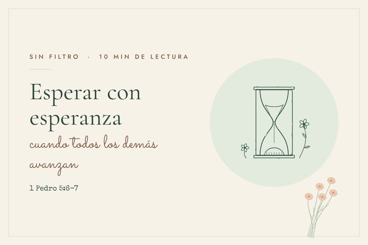 Ilustración de línea fina. Un reloj de arena junto a flores.