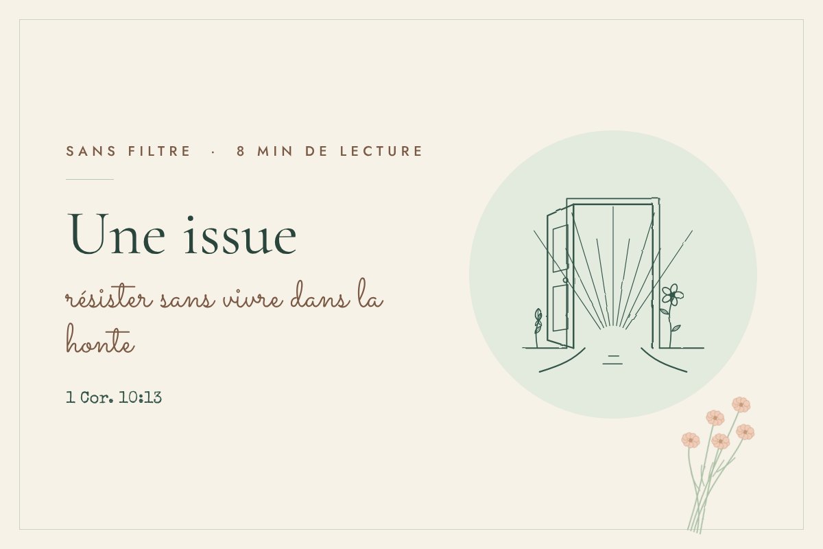 Illustration au trait fin. Une porte ouverte dont la lumière éclaire un chemin.